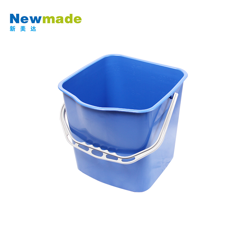 Down Press Double Mop Bucket Wringer Trolley with Wheels for Cleaning Company/Hotel/Restaurant