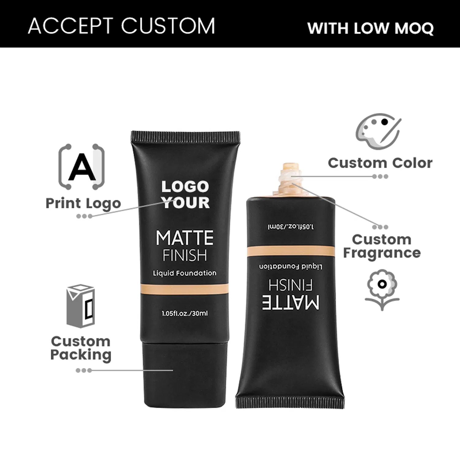 OEM Hot Selling Cosmetics Makeup Foundation for Faces