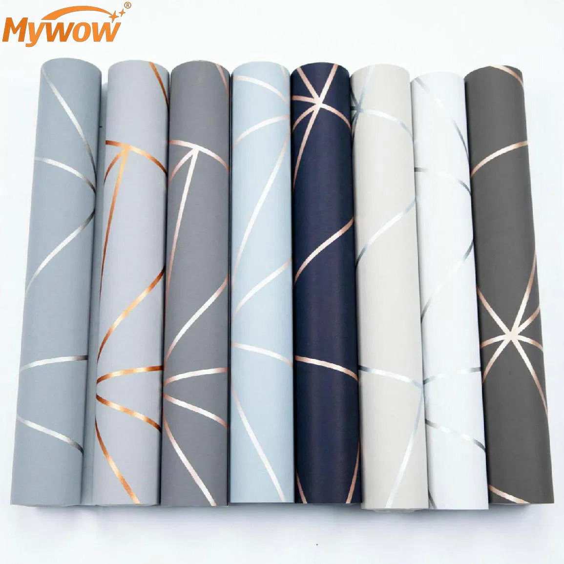 2024 Wall Art Luxury Home Metallic PVC Wallpaper 3D Wall Paper