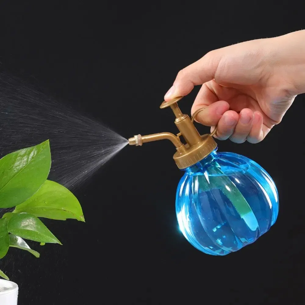 Plastic Plant Spray Bottle Garden Watering Device Retro Brass Plant Flower Water Cans Bonsai Succulent Shower Sprinkling Tool