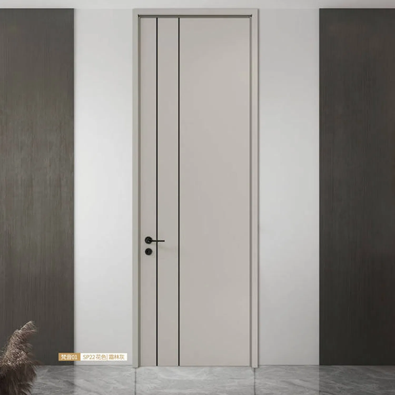 Professional Manufacturer Modern Interior WPC Toilet Doors for Houses Room