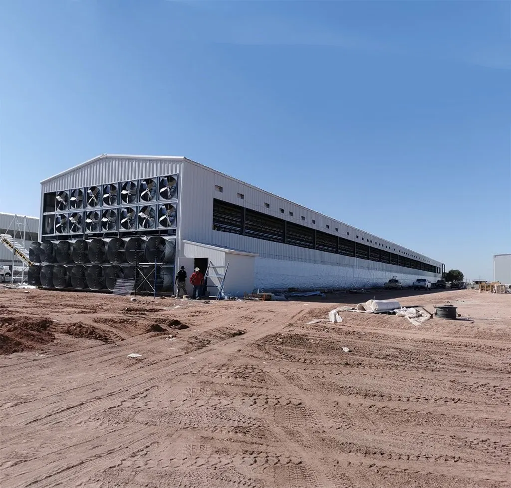 140000 Chicken House Building Galvanized Prefab Poultry Farm Steel Structure Storage/Metal/ Shed