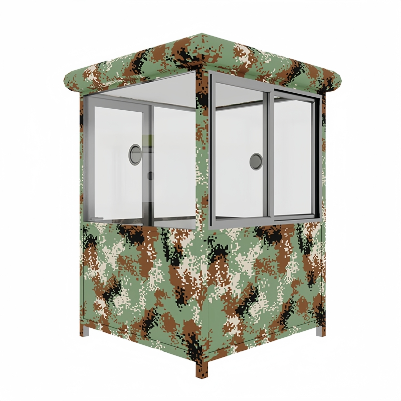 Customizable Steel Structure Luxury Modular Mobile Modern Portable Prefab Security Guard Service Kiosks for Prefabricated Booth Sentry House