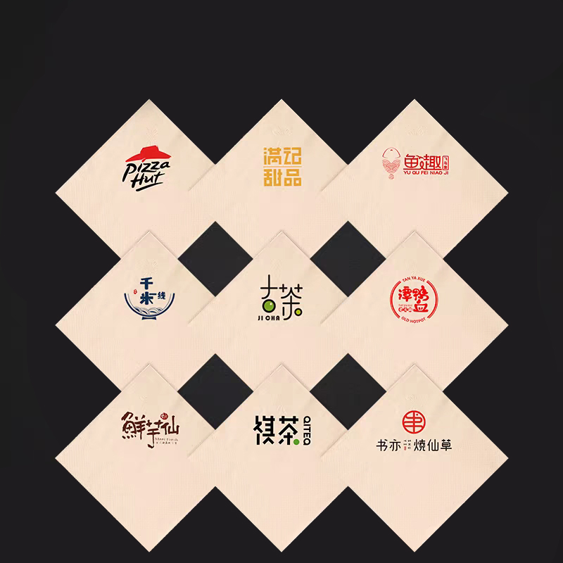 High Quality White or Unbleached Color Bamboo Napkion