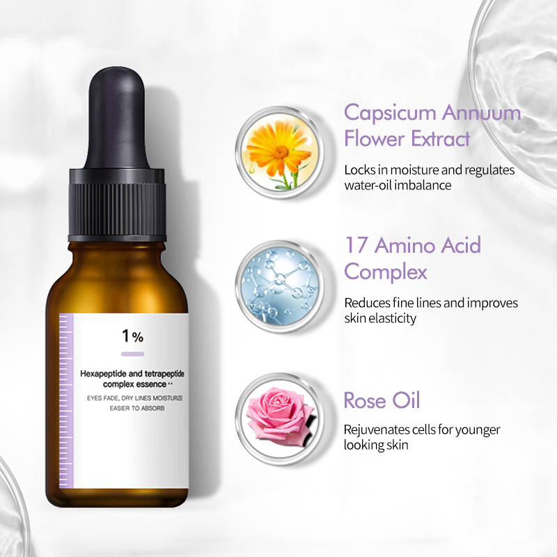 Beauty Cosmetic Anti-Aging Eye Serum with Peptides Bright Eyes - Hydrating Eye Essence for Youthful Skin