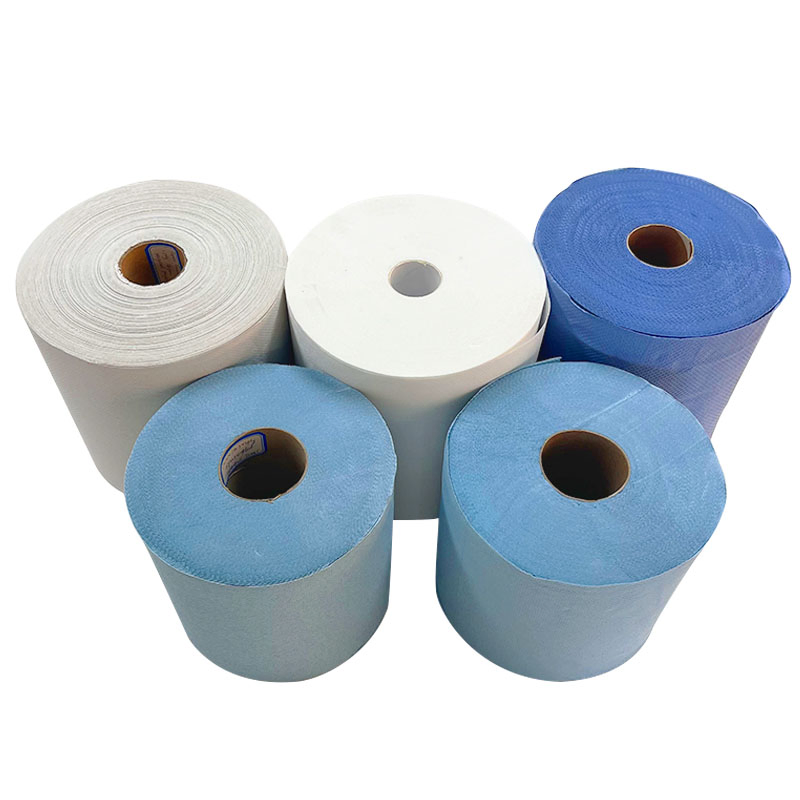 Super Water Absorption 250m 1ply 7.8in 100% Virgin White Tad Hardwound Paper Towel Tad Hand Towel Roll Tad Towel