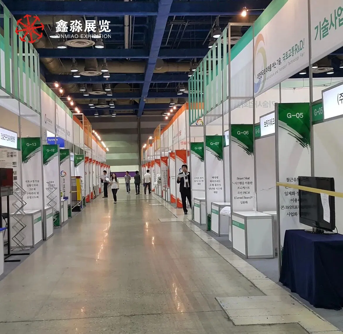 Xinmiao Easy Set-up Modular Exhibition Octanorm Shell Scheme Aluminium Booth