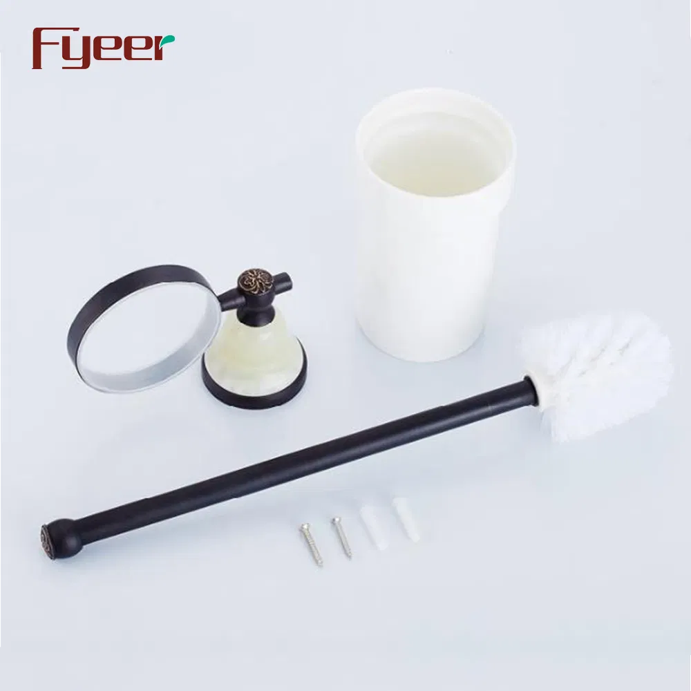 Держатель для туалетного ёршика Fyeer Ceramic Base Black