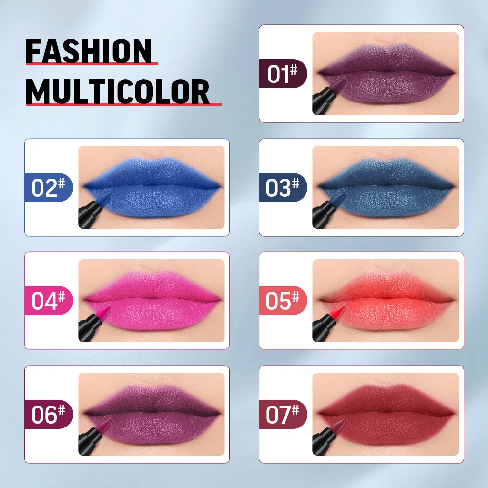 Waterproof Non-Sticky to Cup Matte Water-Based Lip Liner Lip Tint Stain Marker