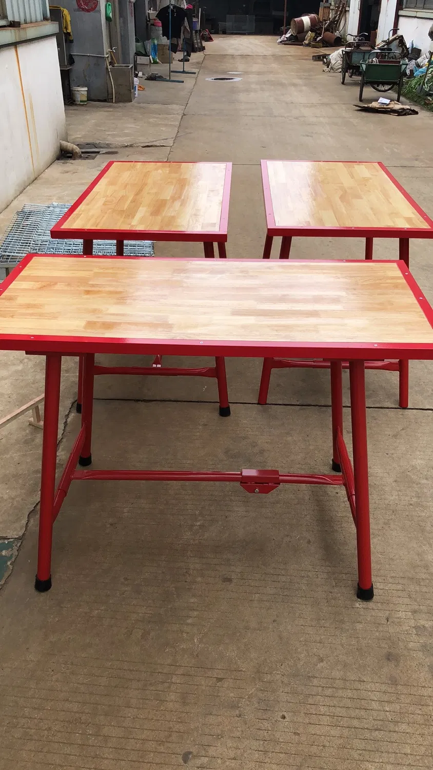 Solid Wood Plate Worktable Multifunctional Table