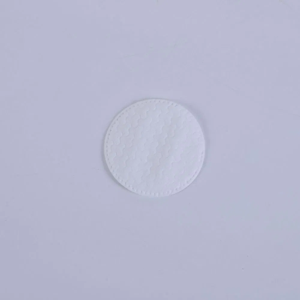 8cm Round Organic Cotton Pads for Makeup Removal