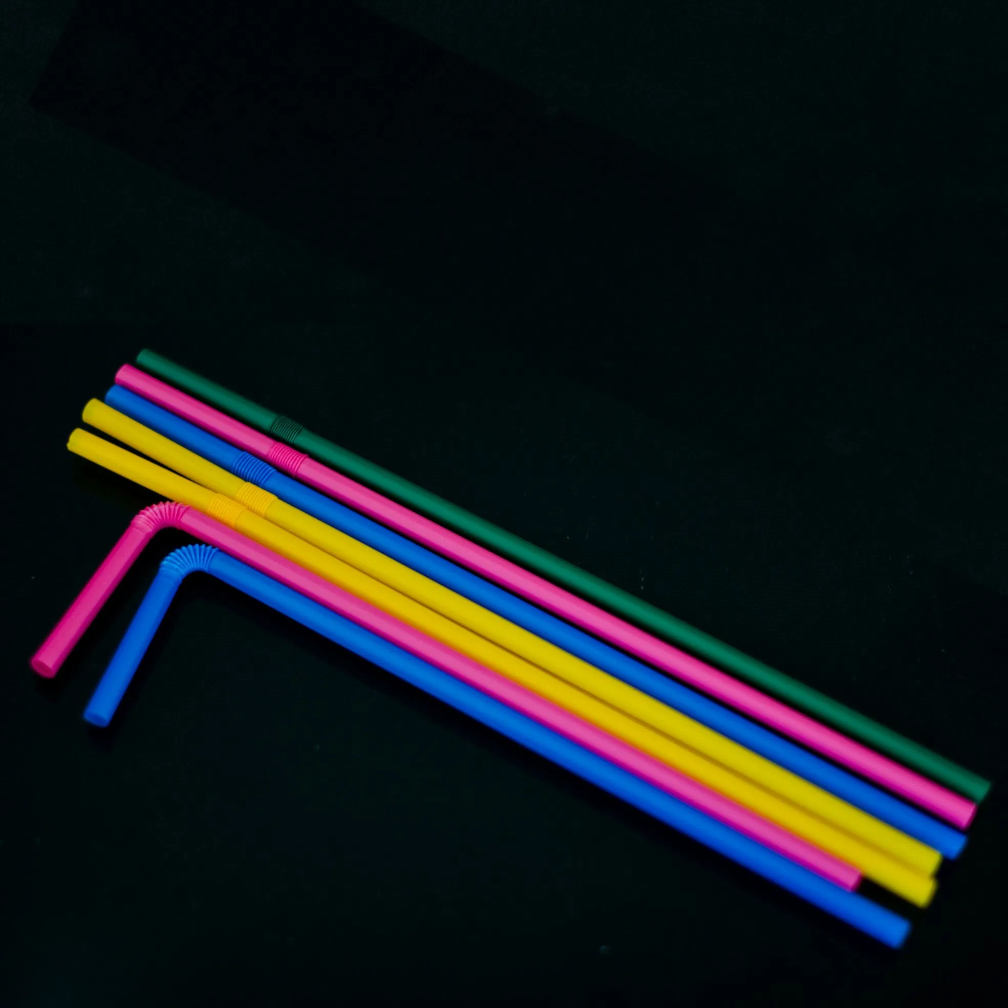 Compostable PLA Drinking Straws U-Type Biodegradable Materials Factory Price