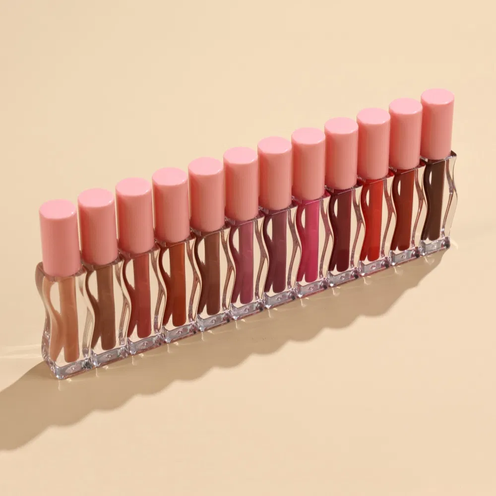 New Design Long-Lasting Lip Makeup Moisturizing Waterproof Glossy Liquid Lipstick Smooth Non-Sticky Lipgloss