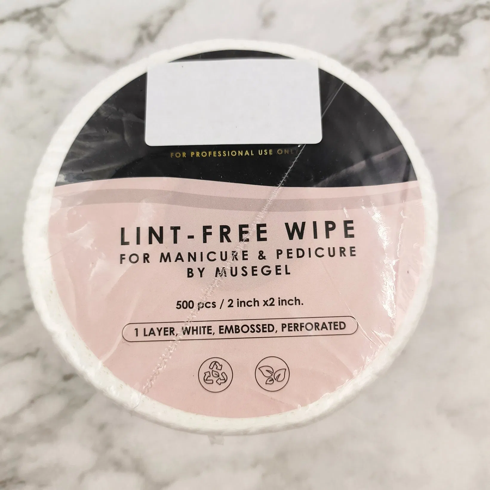 Professional Manicure Essentials Roll of Seamless Line Free Wipes for Flawless Nail Prep Polish Removal