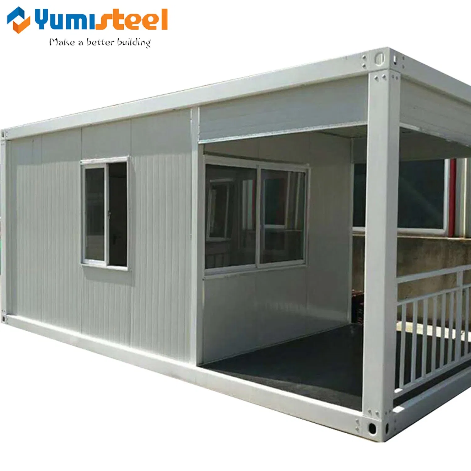 Customized Thermal Insulated Sandwich Wall Panel Prefab Mobile Container House for Hotel