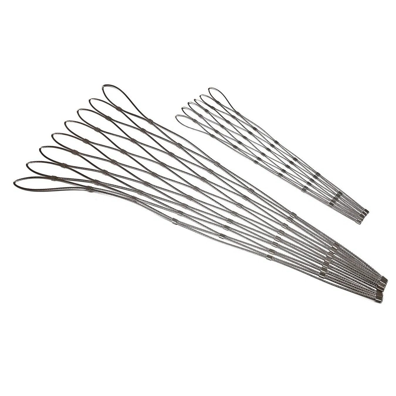 AISI 304 316 Stainless Steel Wire Rope Safety Netting with 50 - 100 mm Opening