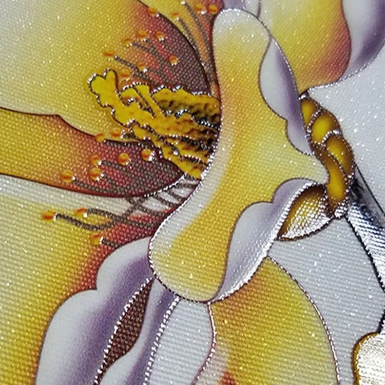 Seamless Digital Printing Polyester Textile Coated Wall Fabric