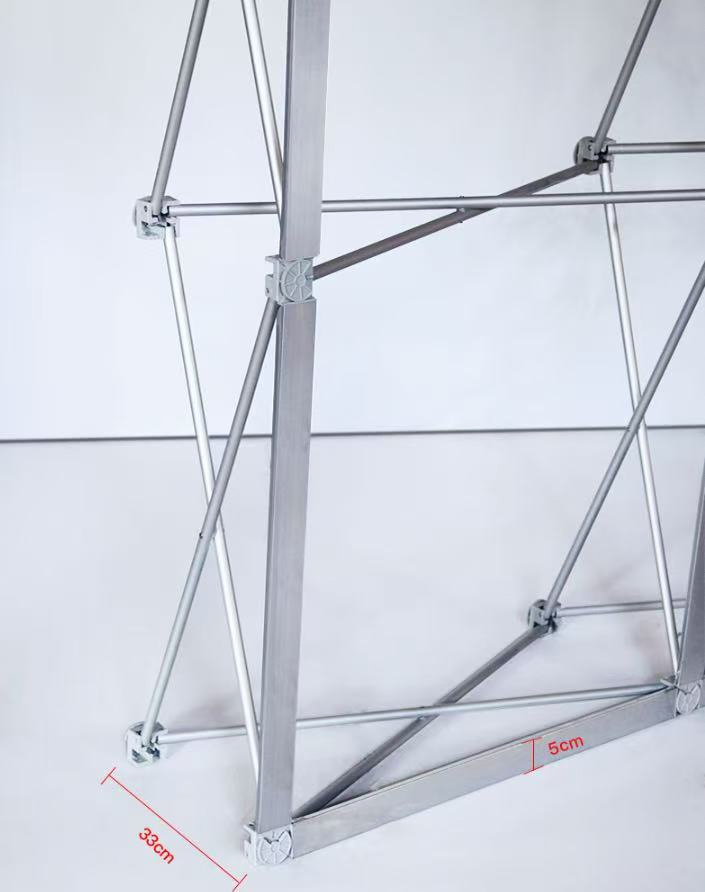 Foldable Aluminum Pop up display Stand 3X3 Backdrop Banner Stand for Exhibition/Tradeshow/Fair Booth