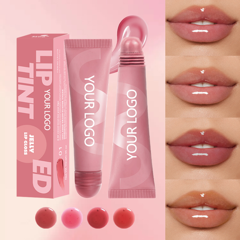 Vegan Makeup Jelly Lip Gloss for Daily Use Moisturizing Private Label Lipgloss