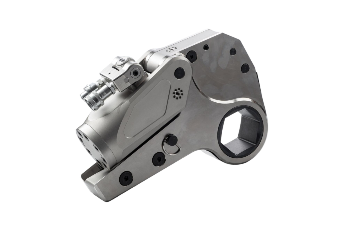 Schmidt 2000-10000nm Hollow Cassette Hex Low Profile Hydraulic Torque Wrench for Wind Turbine (M36 Bolts)