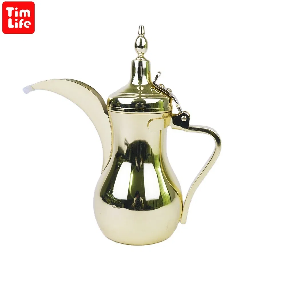 Dallah Coffee Pot Arabic Teapot Stainless Steel Kettle Hot Water Kettle