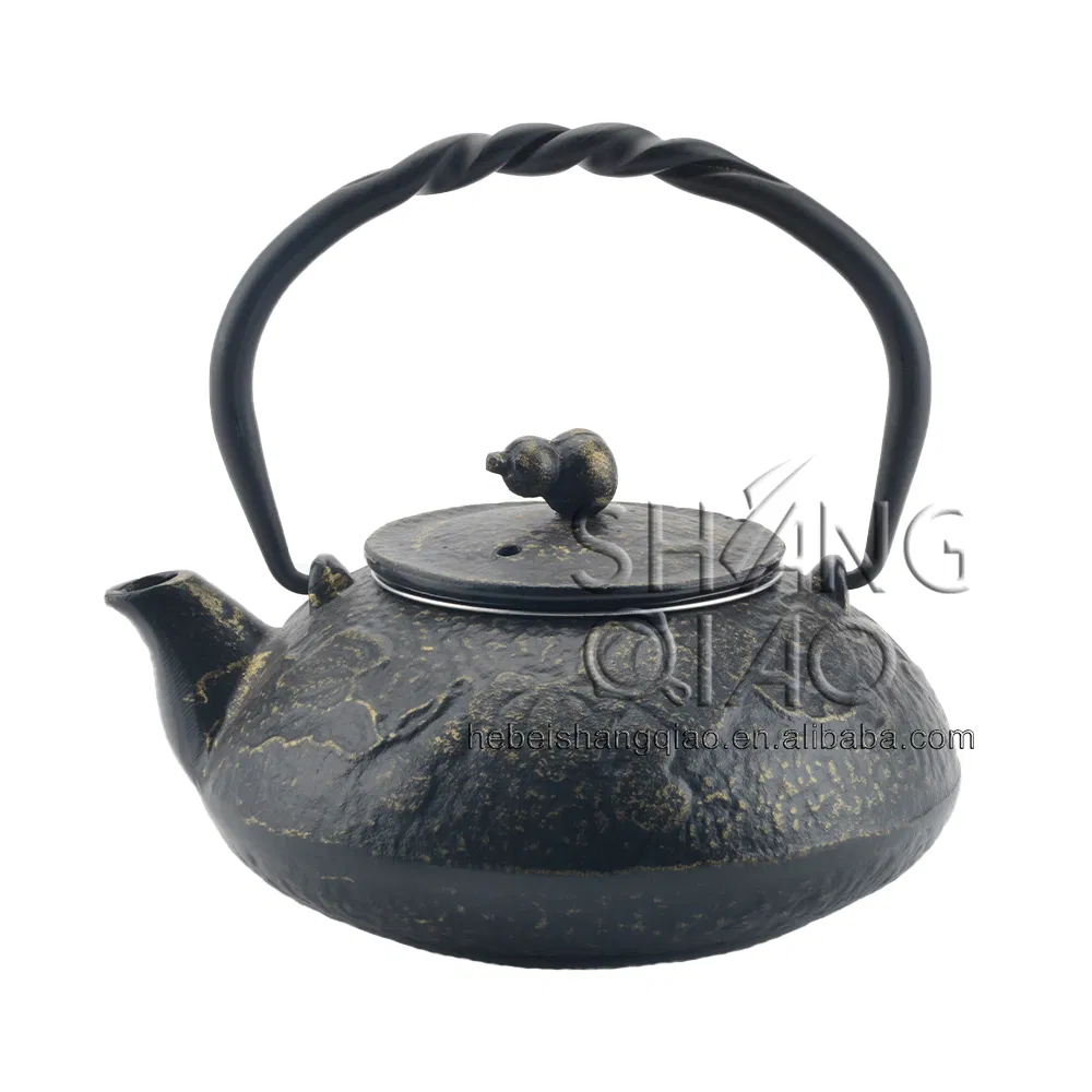 Чугунный чайник с крышкой-горлянкой, 550 мл