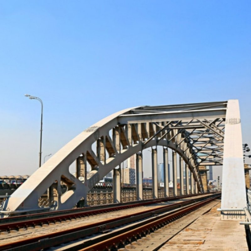 Urban Landmark Pedestrian and Sightseeing Steel Structure Bridge