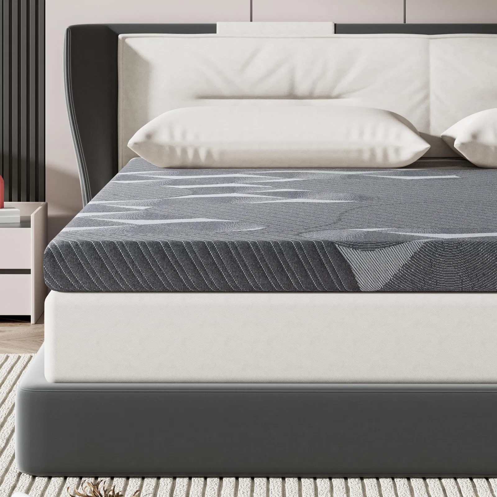 Custom vacuum Plastic Bag King Size Mattress Standard Twin Queen Size Manufacturer