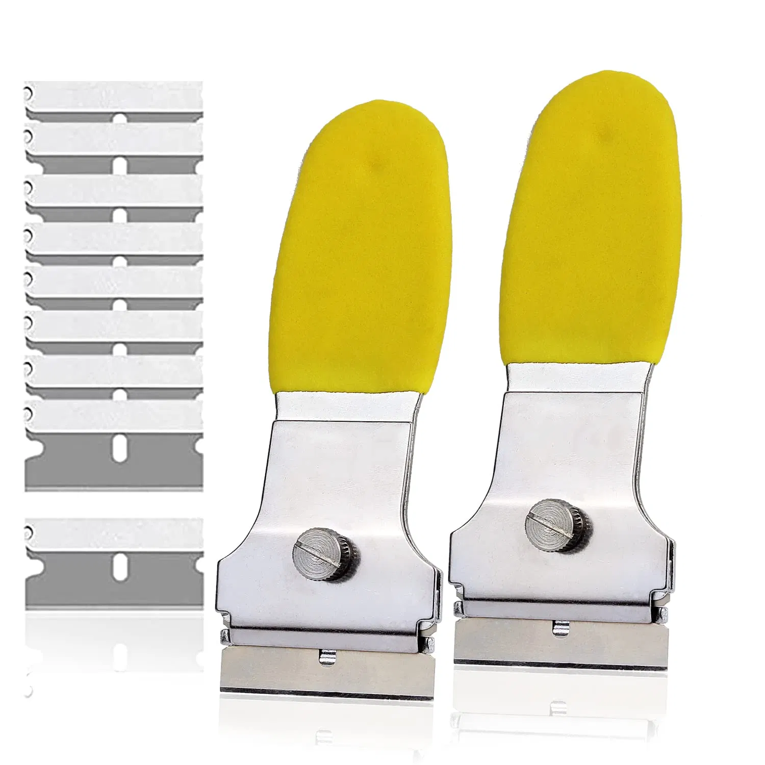 Hautine Ceramic Hob Scraper Cleaning Scraper with Metal Blades