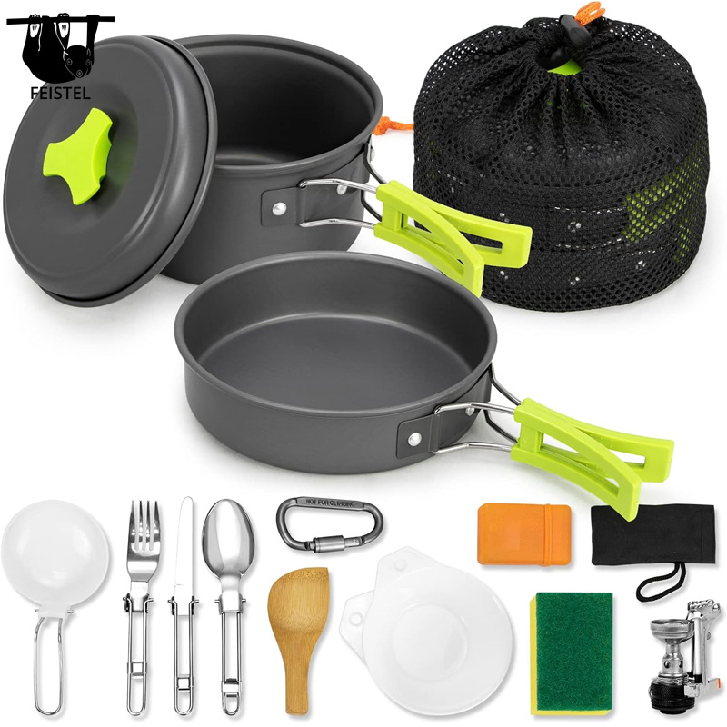 Camping Cookware Pots and Pans Set