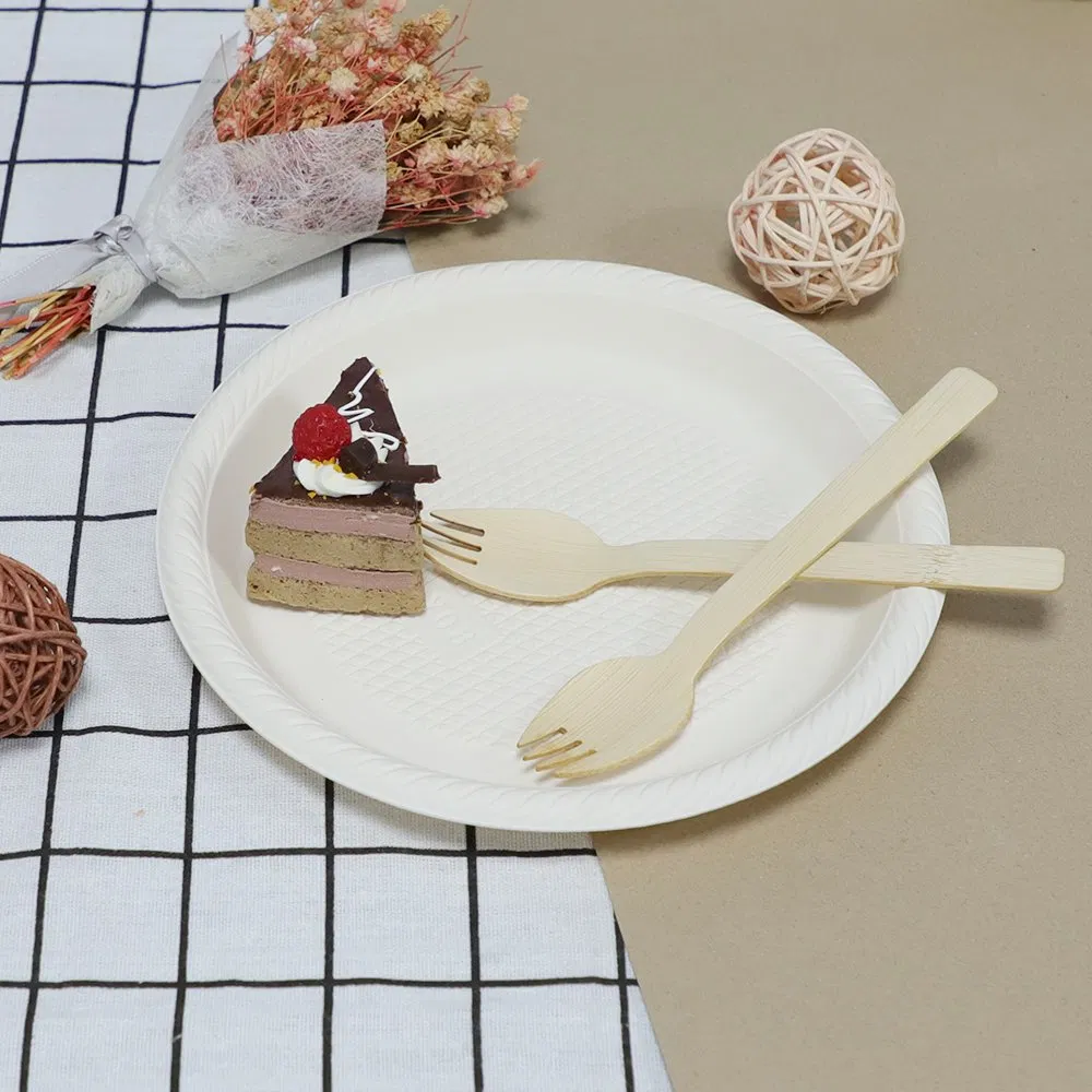 Hot Sale Eco-Friendly Camping Spork 100% Biodegradable Bamboo Fork and Spoon