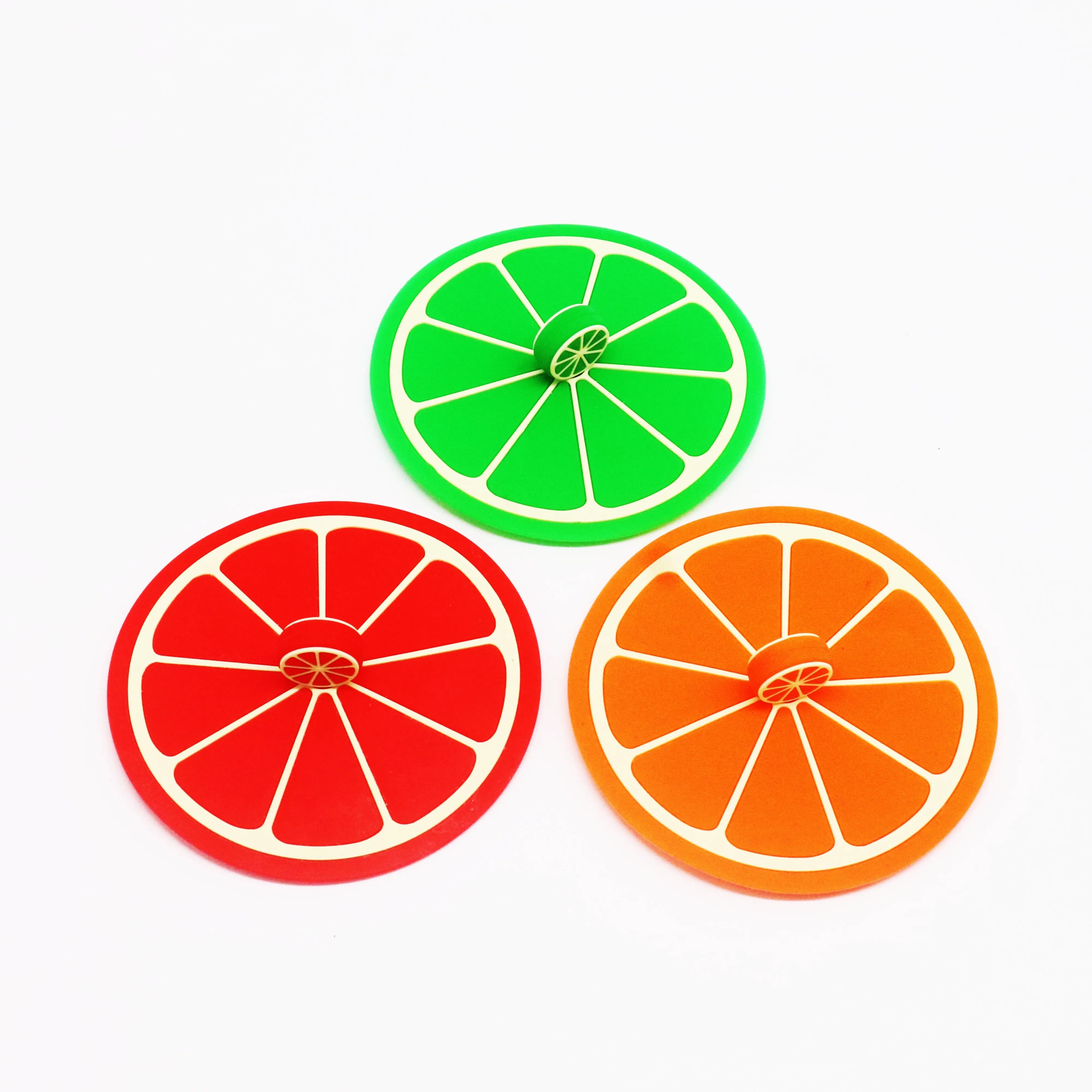 4 Inch Colourful Silicone Coffee and Tea Cup Cover Lids