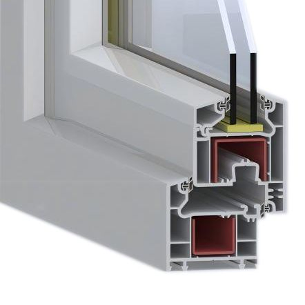 Пластиковый профиль для окон UPVC