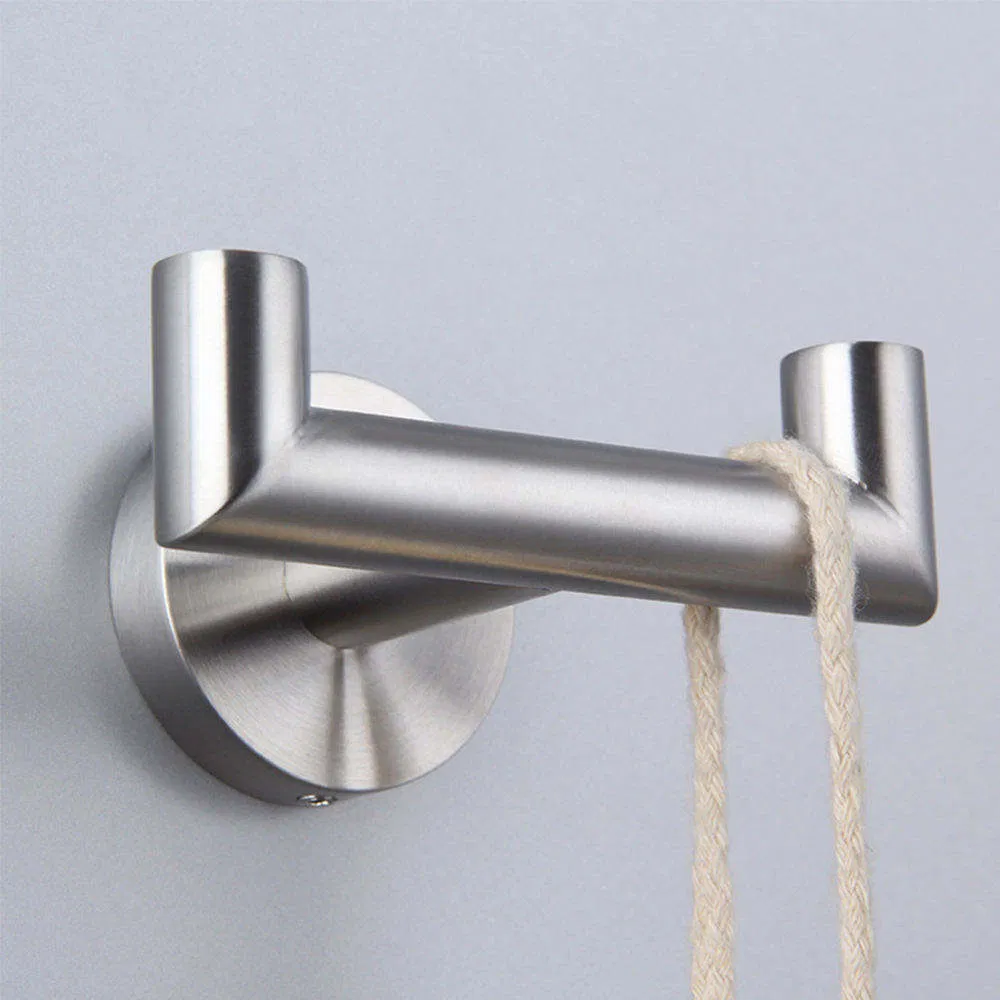 Stainless Steel Hanger Robe Key Hook for Bathroom Kitchen Wall Mounted
