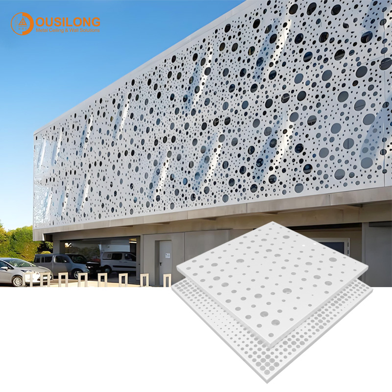 Architectural Decorative Panels Perforated Aluminum Cladding Panel for Building Decoration