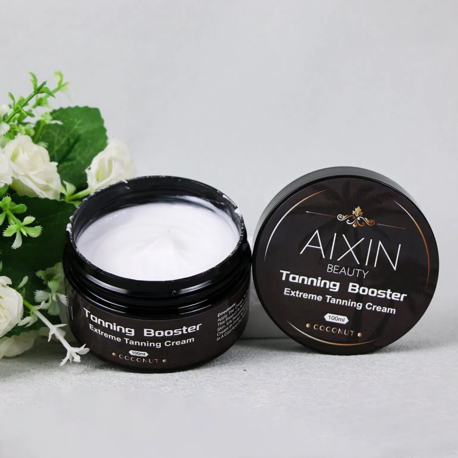 Beauty Cosmetics Skin Care Tanning Booster Moisten Without Drying Coconut Tanning Cream