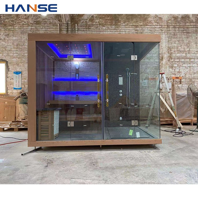 Hanse Good Price Big Size Shower Room Healthy Steam Room Bathroom Sauna Shower Room