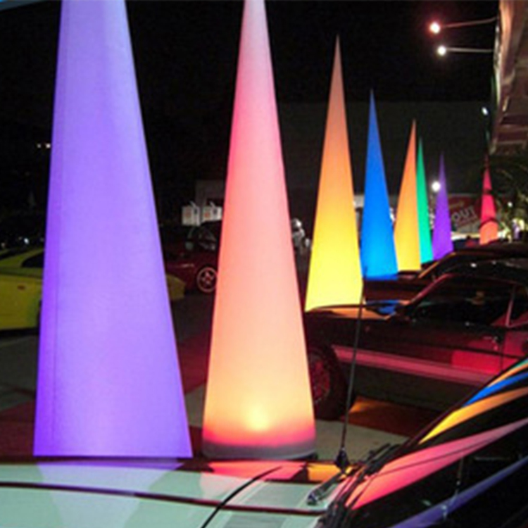 Custom Logo LED Decorative Wedding Inflatable Pillars for Sale