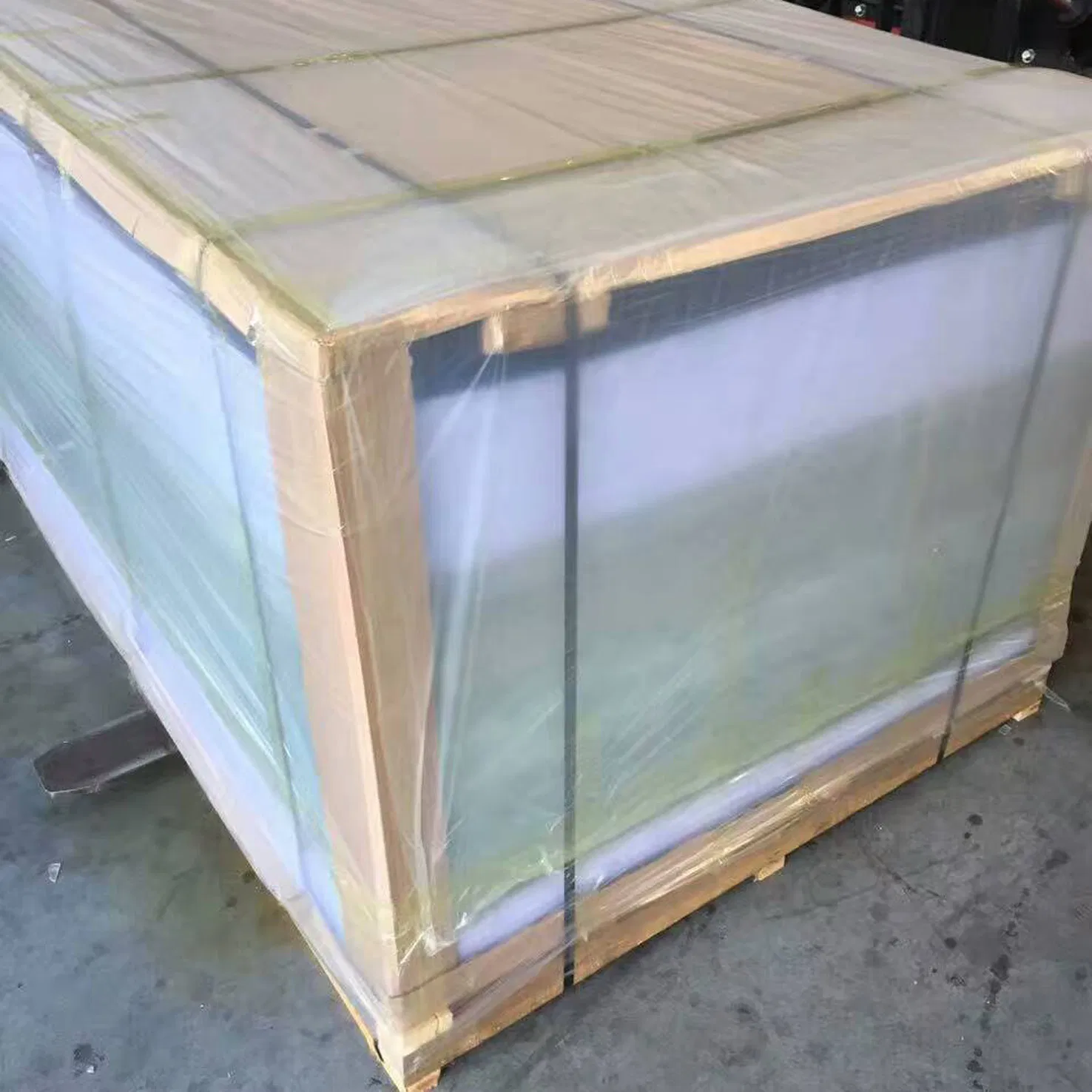 Enterprise Background Billboard Acrylic Sheet Tinted 1 Side Blue Matt 4*8 3mm