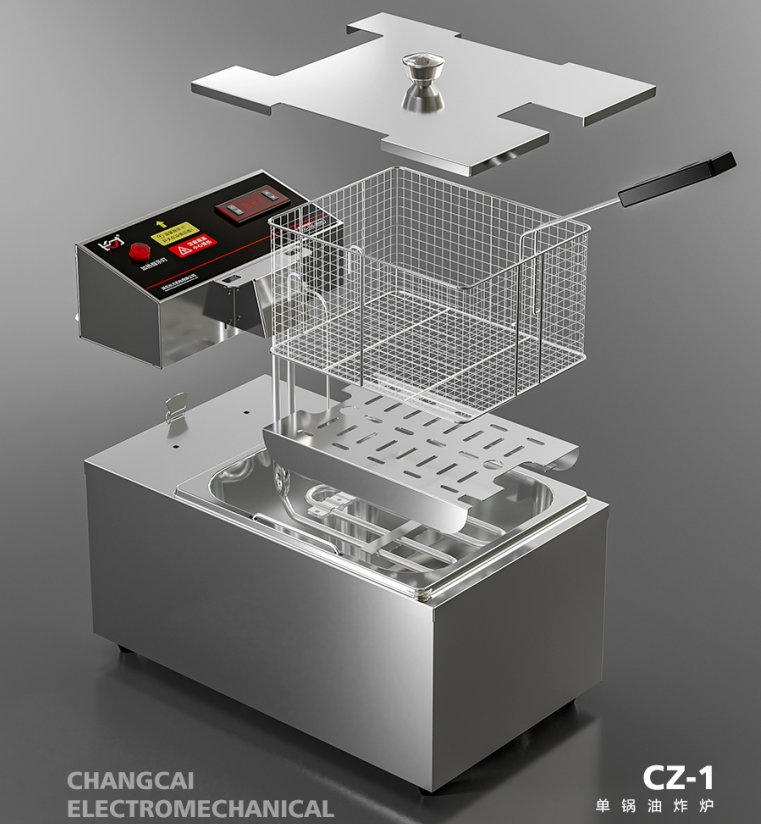 Wholesale Electric Fryer Commercial Deep Fryer French Fries Machine Snack Equipment