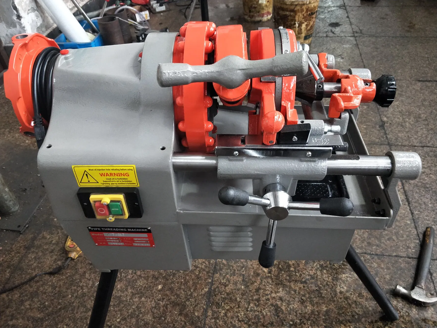 750W 2 Inch Electric Pipe Threader Machine