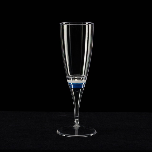 Plastic LED Wine Champagne Flute Cup Multicolor Water Liquid Activated Flashing Light up Cup Blinking Cocktail Whisky Drinkware Glow Mugs for Wedding Bar Club