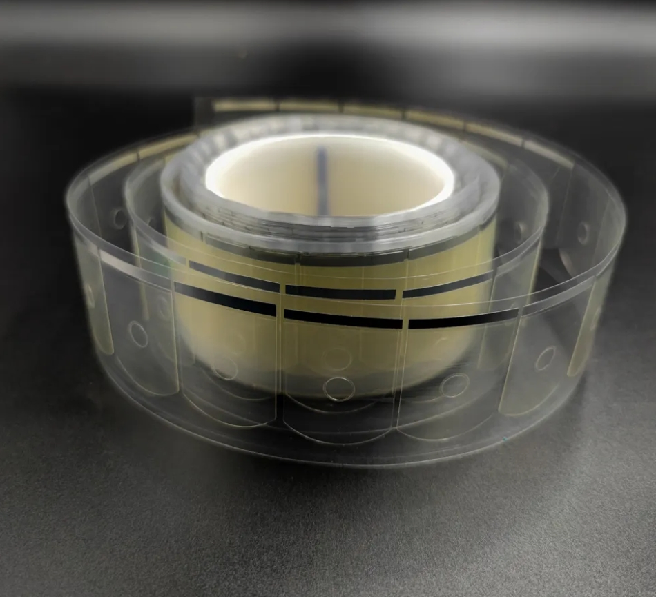 China Factory Outlet 26*41mm Transparent Lens Blocking Pads Optical Lens Polish Sticker Adhesive with Hole