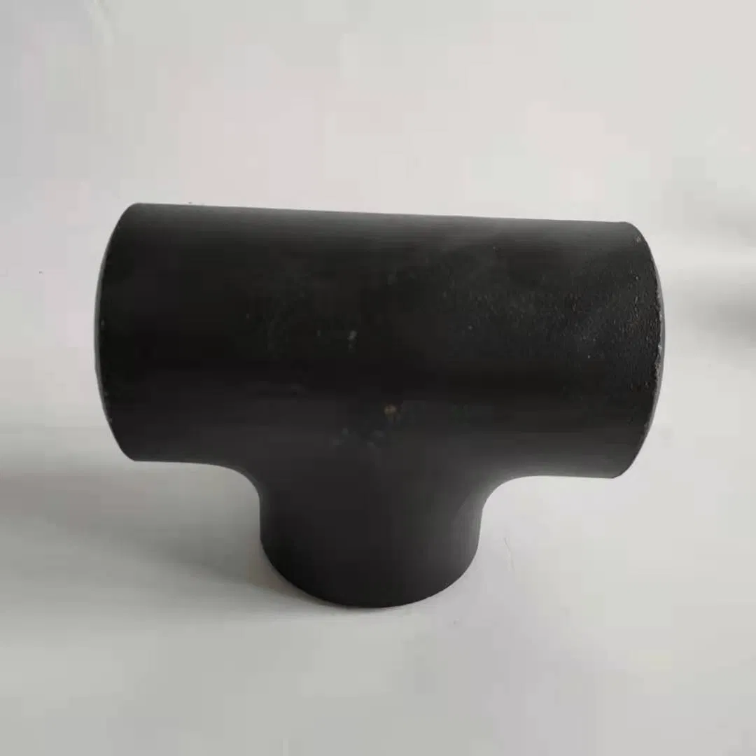 Carbon Steel ASME B16.9 Pipe Fitting Seamless Stainless Steel Sch40 ASTM A234 Wpb Butt Weld Equal Tee