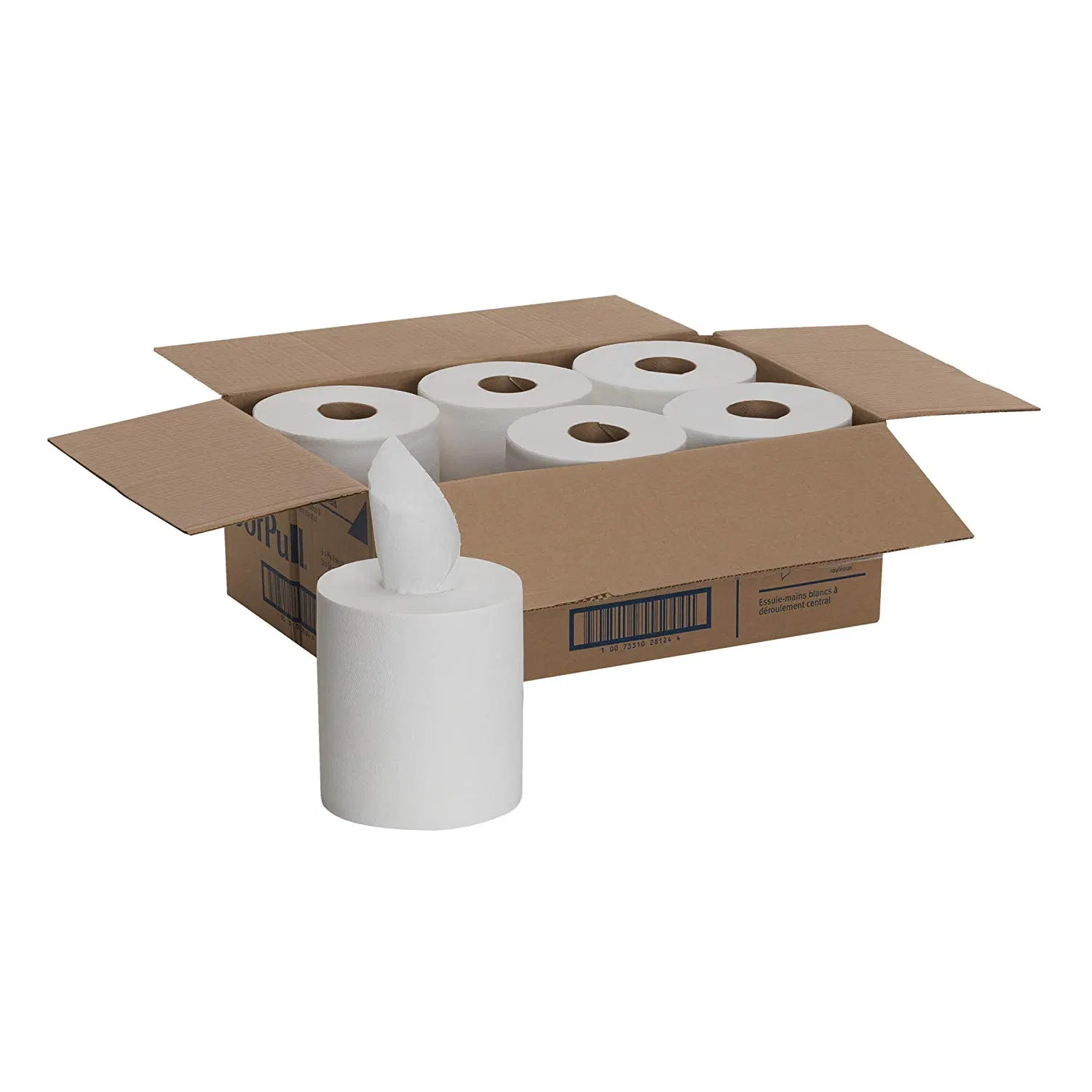1.2kg Virgin Fiber Multifold Fast-Drying White Roll Towel