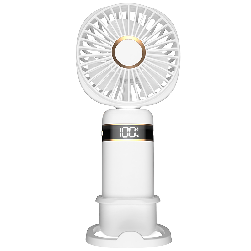 Stylish 3000mAh Rechargeable Mini Fan for Outdoor Use