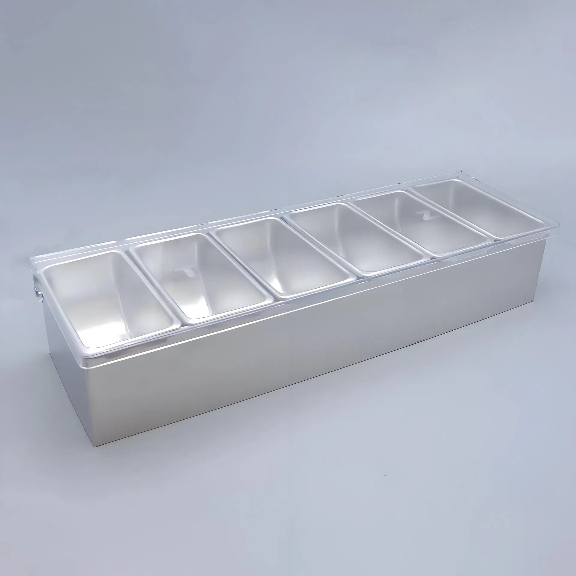 Kitchen Utensils Removable Stainless Steel Spice Box with Lid