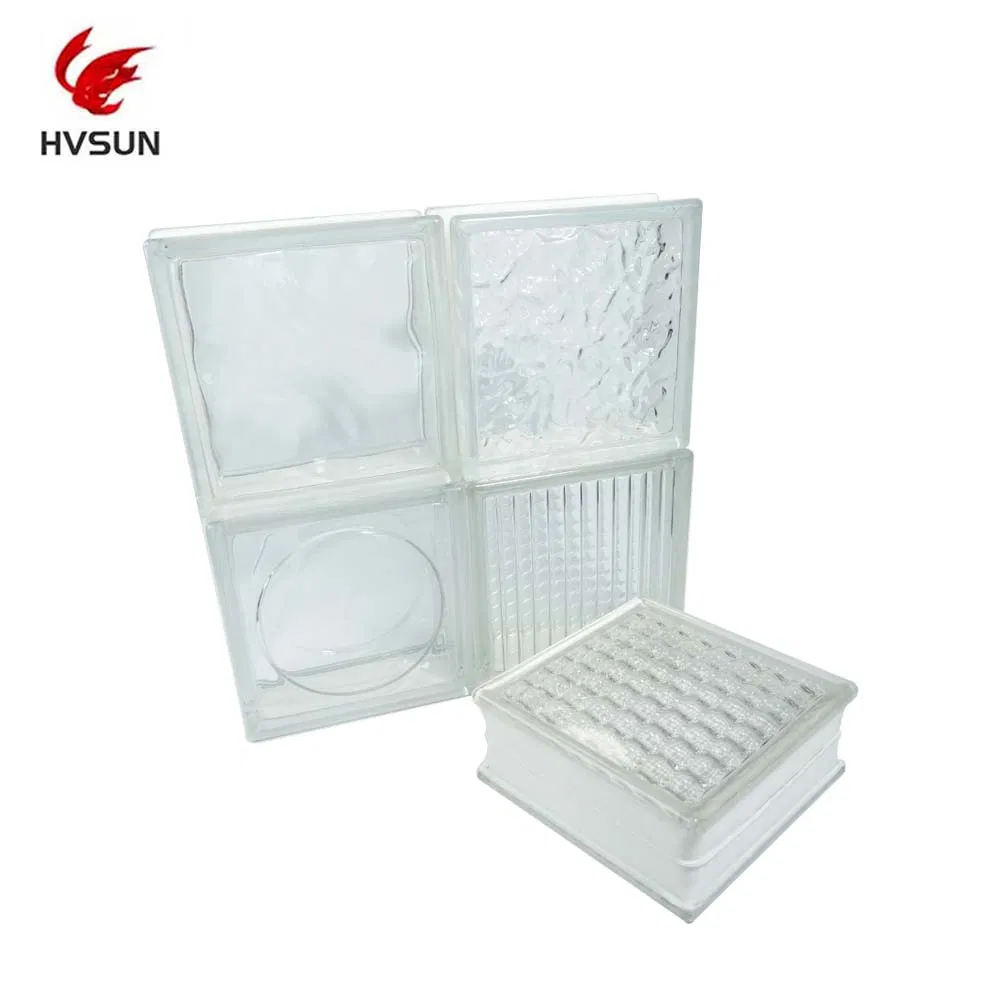 High Quality Inner Color Hollow Glass Brick for Decoration