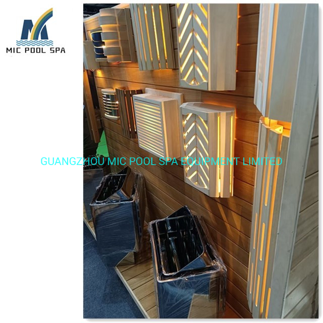 Factory Supplies Direct Manufacturer Hot Sale Sauna Bucket and Ladles Metal Thermometer Sand Timer Sauna Rooms