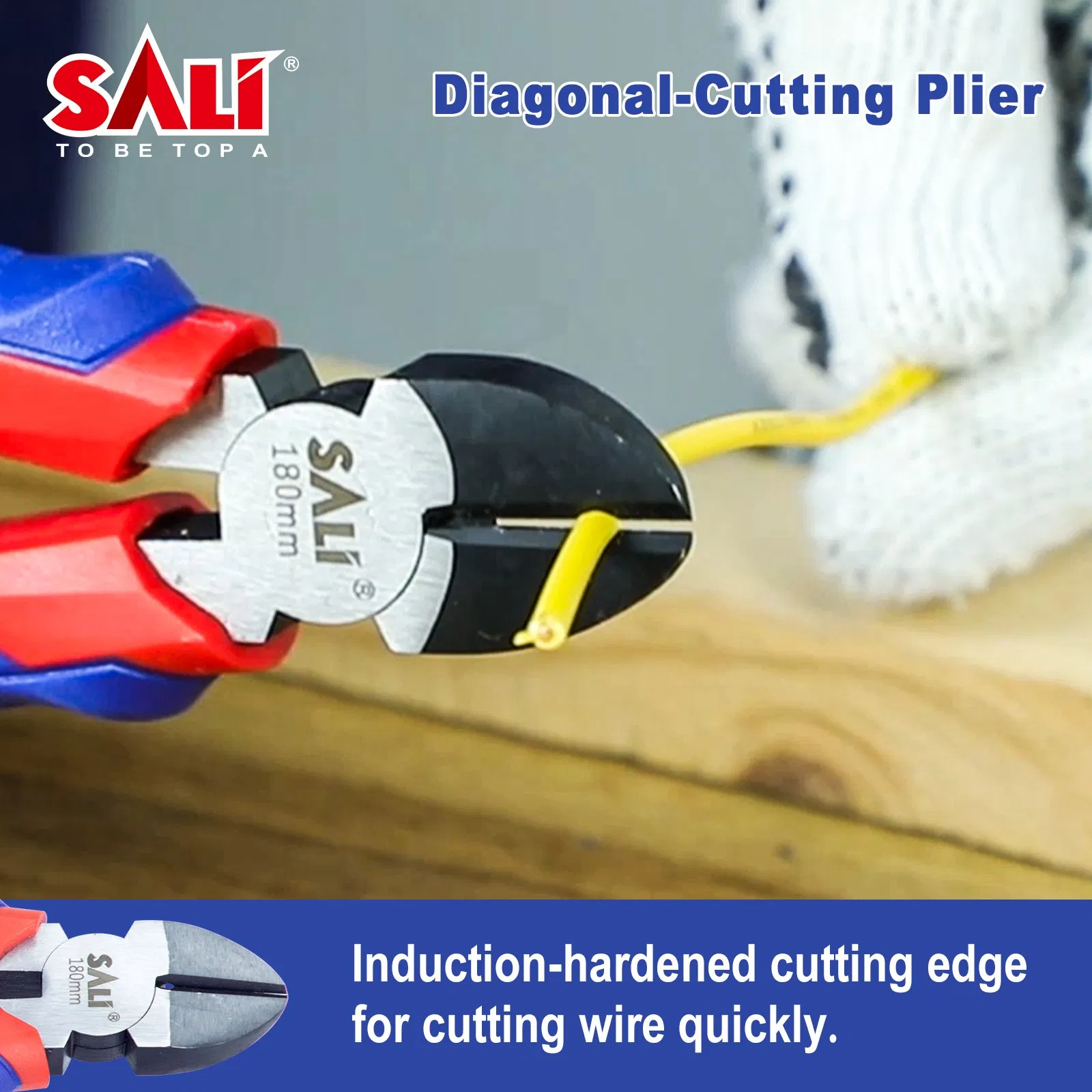 Sali 6"/160mm Cr-V Professional Hand Tools Diagonal-Cutting Pliers